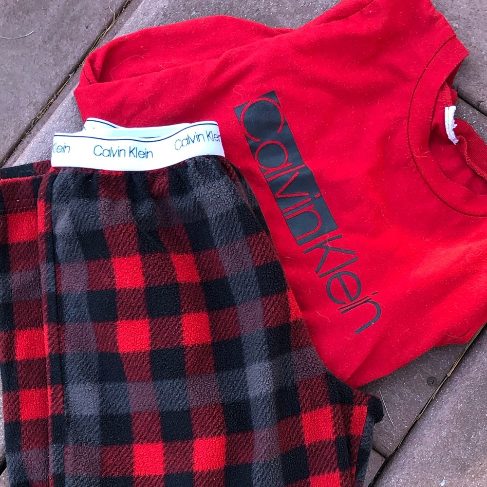 Calvin Klein boys fleece pajamas